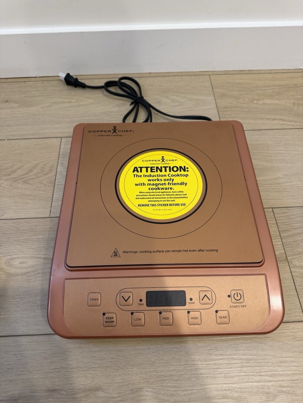 COPPER CHEF Induction Cooktop Model # KC16067-00300